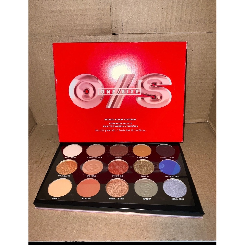ONE SIZE by Patrick Starrr Visionary Eyeshadow Palette 15 Shades Eye Face makeup